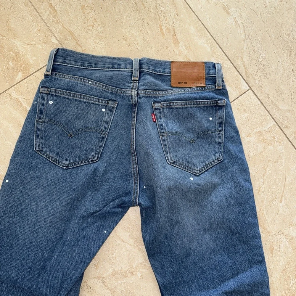 Levi's Premium 501‎ '93 Straight Jeans Blue W\ Stretch Men's 32X34. 4708